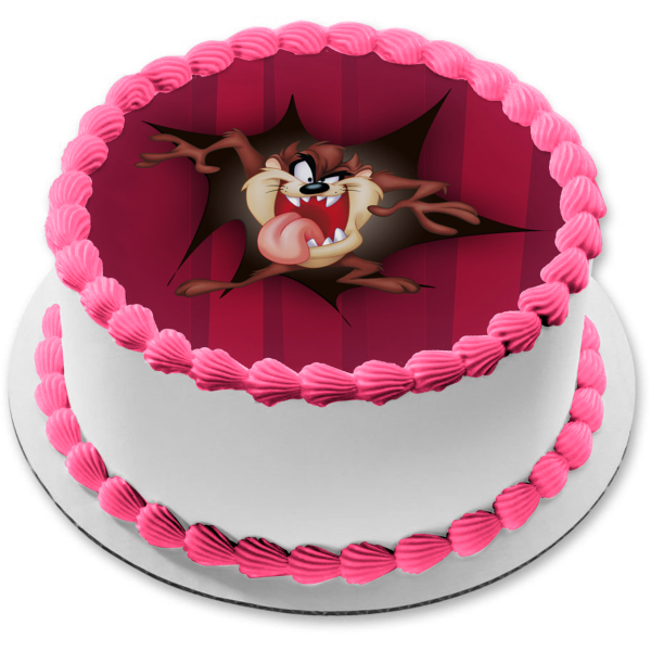 Tasmanian Devil Cartoon Animated TV Show Looney Tunes Edible Cake Topper Image ABPID53458 Online