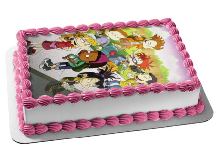 Nickelodeon Rugrats All Grown Up Tommy Angelica Susie Phil Lil Chuckie Kimi Edible Cake Topper Image ABPID53305 Sale