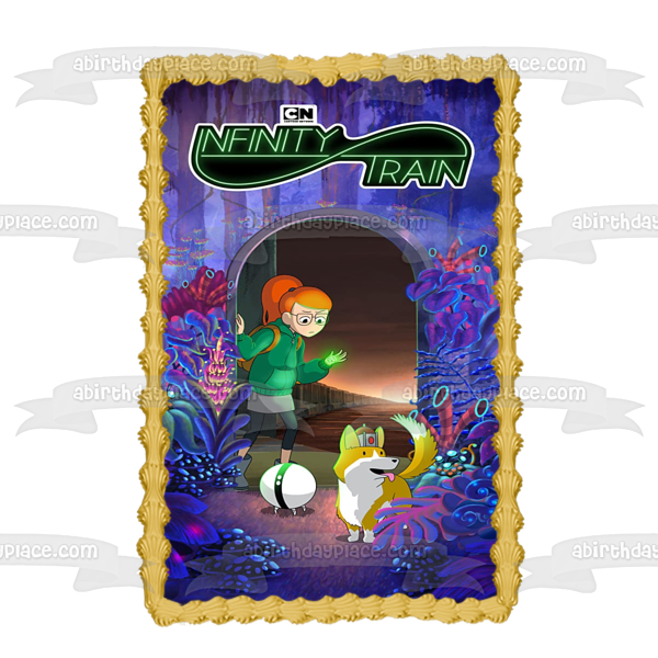 Cartoon Network Infinity Train Atticus Tulip Animated TV Show Series Edible Cake Topper Image ABPID53314 For Discount