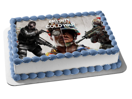 Call of Duty Black Ops Cold War Russel Adler Edible Cake Topper Image ABPID53466 Online Sale