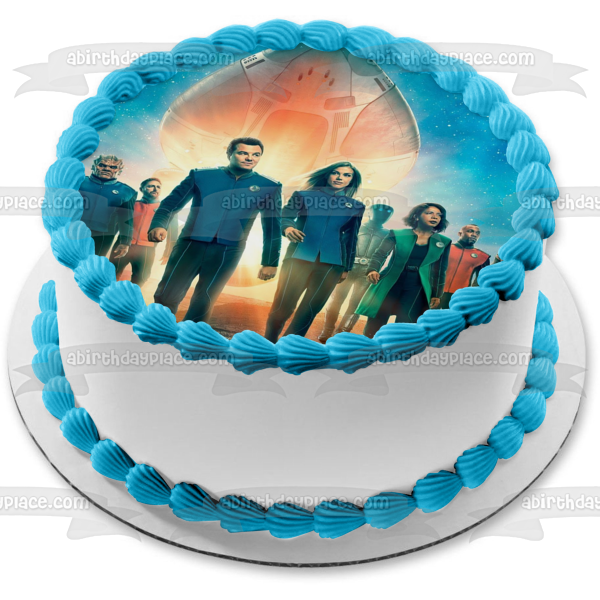 The Orville Ed Mercer Kelly Grayson Sci Fi Comedy TV Show  Poster Edible Cake Topper Image ABPID53468 Online