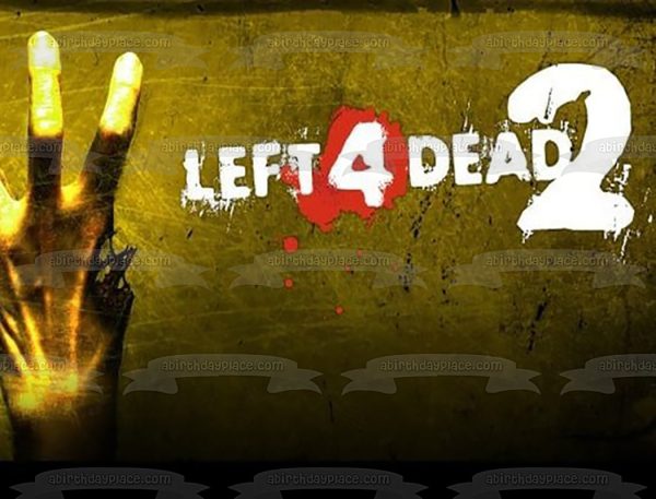 Left 4 Dead 2 Logo Edible Cake Topper Image ABPID53463 Discount