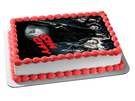 Sin City Frank Miller Comic Movie Poster Dark Horse Comics John Hartigan Edible Cake Topper Image ABPID53278 Online