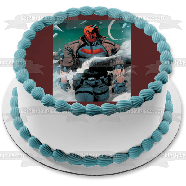 Red Hood Jason Todd Batman Robin DC Comic Edible Cake Topper Image ABPID53281 Online Sale