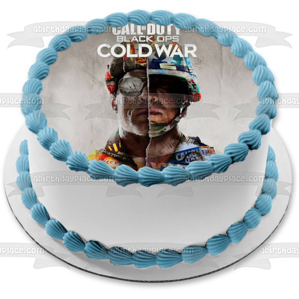 Call of Duty Black Ops Cold War Russel Adler Edible Cake Topper Image ABPID53467 Online Hot Sale