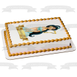 Disney Aladdin Princess Jasmine Customizable Happy Birthday Banner Edible Cake Topper Image ABPID53457 For Sale