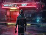 Cyberpunk 2077 No Tell Motel Edible Cake Topper Image ABPID53416 For Cheap