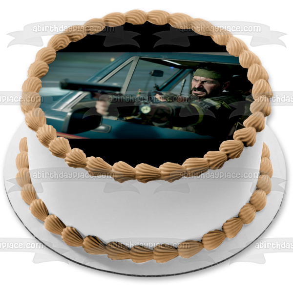 Call of Duty Black Ops Cold War Shooter Video Game Edible Cake Topper Image ABPID53371 Supply