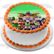 Dragon Ball Z Goku and Piccolo Edible Cake Topper Image ABPID04576 Hot on Sale