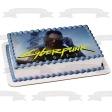 Cyberpunk 2077 Keanu Reeves Edible Cake Topper Image ABPID53420 Cheap