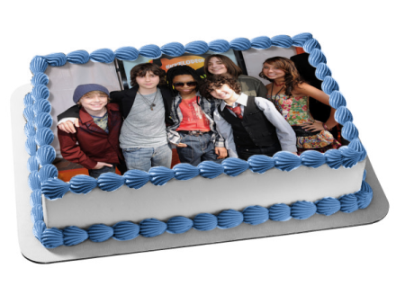 The Naked Brothers Band Alex Nat Allie Cooper David Nickelodeon Edible Cake Topper Image ABPID53260 Fashion