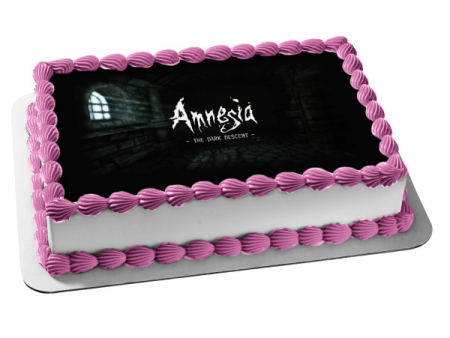 Amnesia: The Dark Descent Horror Puzzle Video Game Poster Edible Cake Topper Image ABPID53385 Supply