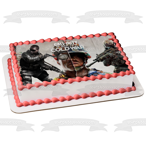 Call of Duty Black Ops Cold War Russel Adler Edible Cake Topper Image ABPID53466 Online Sale