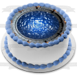 Stargate Sg-1 Sci Fi TV Show Series Wormhole Edible Cake Topper Image ABPID53380 Fashion