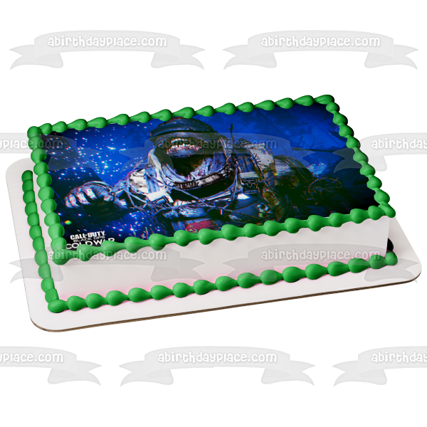 Call of Duty Black Ops Cold War Zombies Armored Zombie Edible Cake Topper Image ABPID53364 Fashion