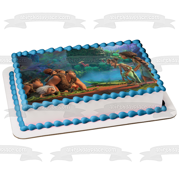 The Croods: A New Age Croods Against Betterman Family Animated Film Edible Cake Topper Image ABPID53444 Supply