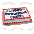 Happy Veterans Day Banner  Land of the Free Because of the Brave  Edible Cake Topper Image ABPID53295 Supply