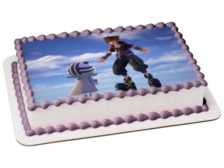 Kingdom Hearts 3 Re Mind DLC Sora Edible Cake Topper Image ABPID53414 For Discount