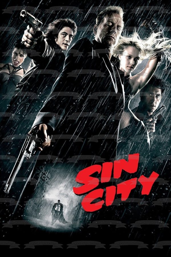 Sin City Frank Miller Comic Movie Poster Dark Horse Comics John Hartigan Edible Cake Topper Image ABPID53278 Online