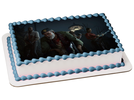 Left 4 Dead 2 Bill Coach Ellis Francis Edible Cake Topper Image ABPID53462 Online Sale