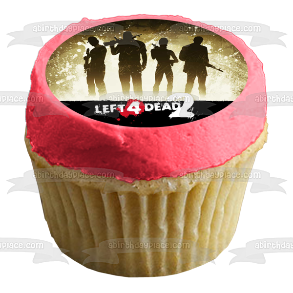 Left 4 Dead 2 Character Silhouettes Edible Cake Topper Image ABPID53464 Online Sale