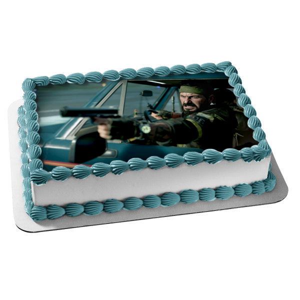 Call of Duty Black Ops Cold War Shooter Video Game Edible Cake Topper Image ABPID53371 Supply