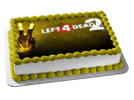 Left 4 Dead 2 Logo Edible Cake Topper Image ABPID53463 Discount