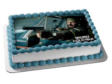 Call of Duty Black Ops Cold War Alex Mason Edible Cake Topper Image ABPID53264 Online Sale