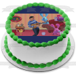 Blue s Clues & You! Josh Blue Magenta Mailbox Tickety Tock Edible Cake Topper Image ABPID52506 Sale