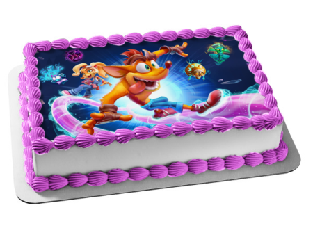 Crash Bandicoot 4: It s About Time Coco Bandicoot Edible Cake Topper Image ABPID53266 Online Sale