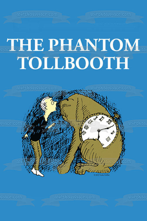 The Phantom Tollbooth Classic Literature Book Cover Norton Juster Milo Tock Edible Cake Topper Image ABPID53258 Discount