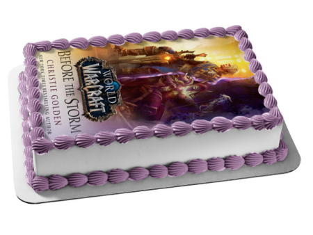 Before the Storm (World of Warcraft): A Novel Book Cover Edible Cake Topper Image ABPID53397 For Sale