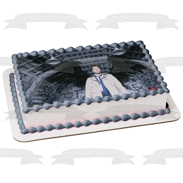 Castiel Angel of the Lord Angel Wings Supernatural TV Show Edible Cake Topper Image ABPID53279 For Cheap