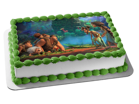 The Croods: A New Age Croods Against Betterman Family Animated Film Edible Cake Topper Image ABPID53444 Supply