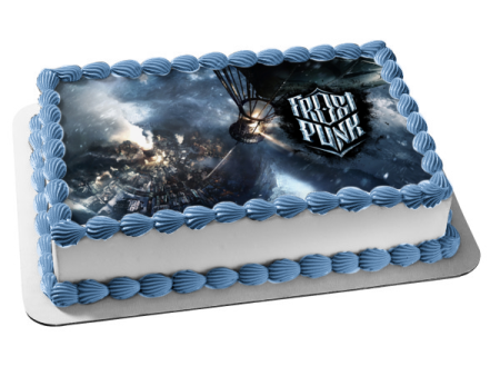 Frostpunk City Builder Survival Video Game Poster Edible Cake Topper Image ABPID53388 Online Sale