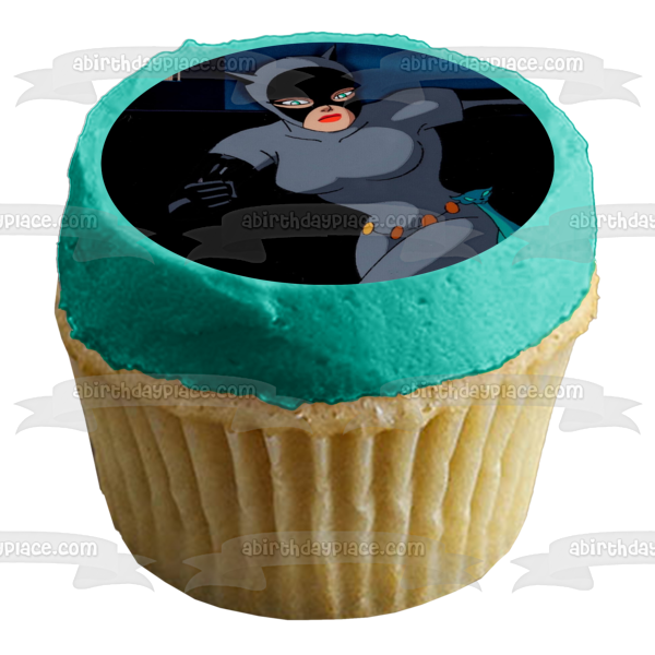 Catwoman DC Comics Batman Animated TV Show Cartoon Edible Cake Topper Image ABPID53280 For Discount