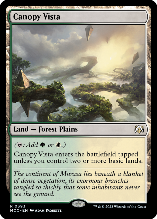 Canopy Vista [March of the Machine Commander] For Cheap