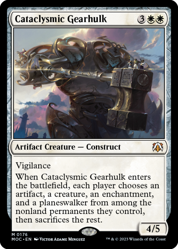 Cataclysmic Gearhulk [March of the Machine Commander] Online Hot Sale