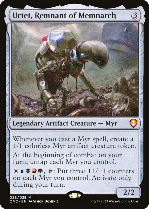 Urtet, Remnant of Memnarch [Phyrexia: All Will Be One Commander] Hot on Sale