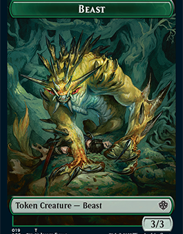 Beast    Beast Double-Sided Token [Starter Commander Decks] Supply