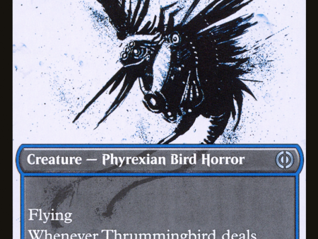 Thrummingbird (Showcase Ichor) [Phyrexia: All Will Be One] on Sale