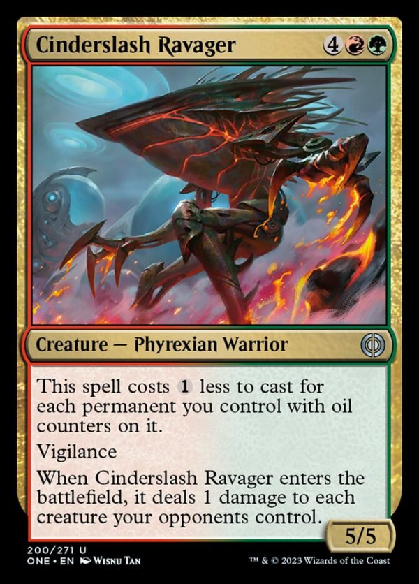 Cinderslash Ravager [Phyrexia: All Will Be One] Online