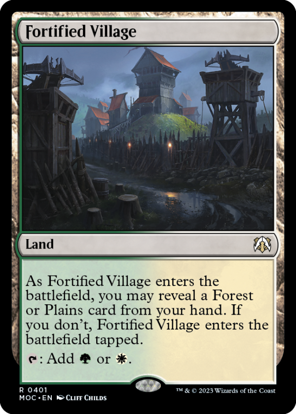 Fortified Village [March of the Machine Commander] on Sale