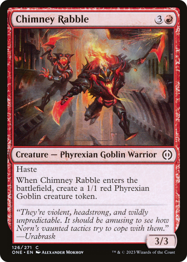 Chimney Rabble [Phyrexia: All Will Be One] Cheap