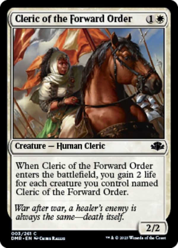 Cleric of the Forward Order [Dominaria Remastered] Discount