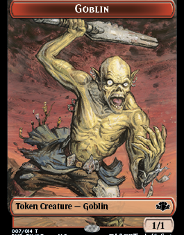 Goblin    Construct Double-Sided Token [Dominaria Remastered Tokens] Cheap