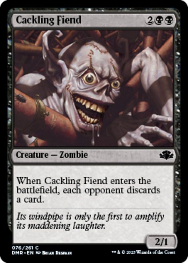 Cackling Fiend [Dominaria Remastered] on Sale