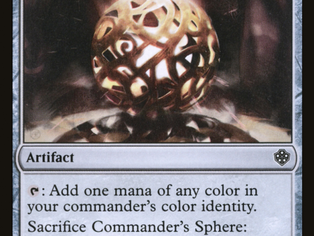 Commander s Sphere [Starter Commander Decks] For Cheap