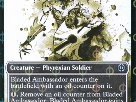 Bladed Ambassador (Showcase Ichor Step-and-Compleat Foil) [Phyrexia: All Will Be One] Cheap