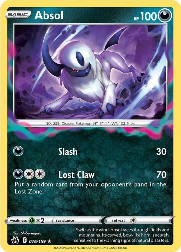 Absol (076 159) [Sword & Shield: Crown Zenith] Sale